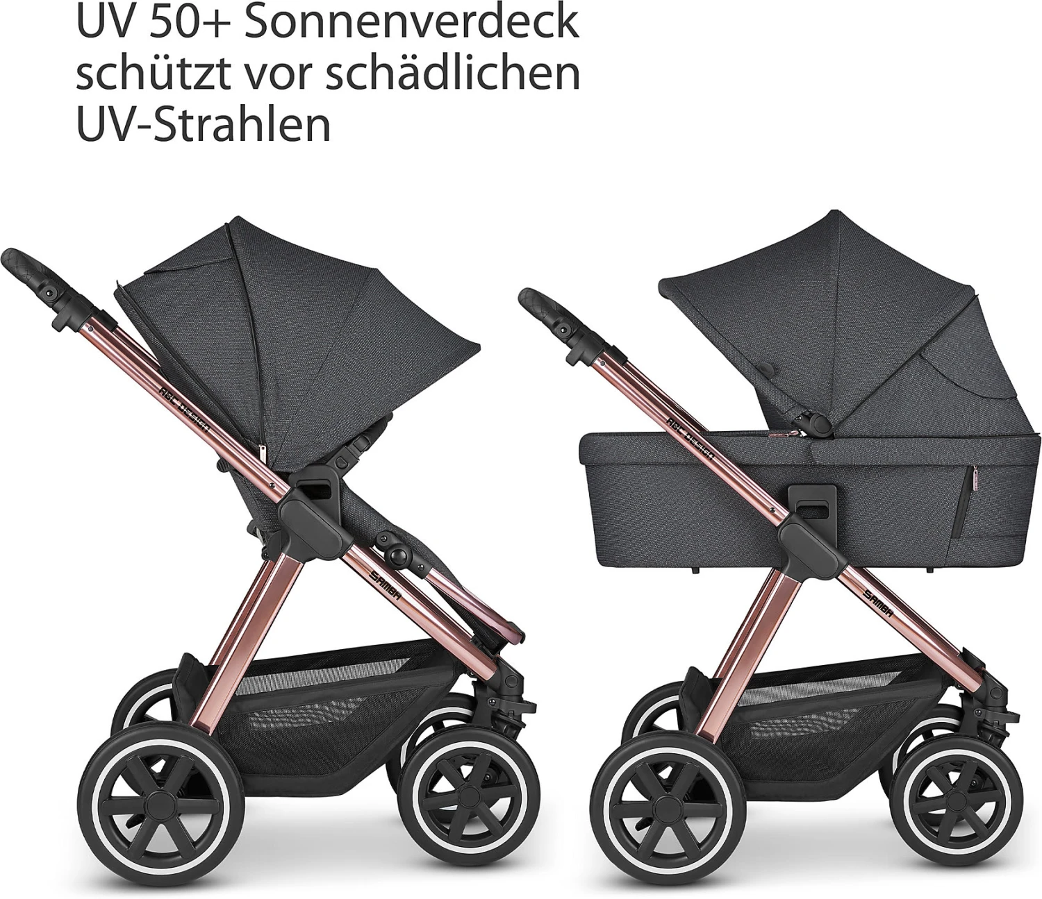 ABC Design Kombikinderwagen Samba Bubble – Bild 9