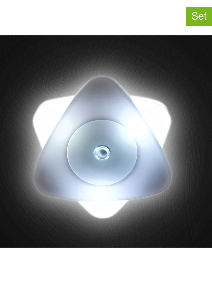 Alecto 2er-Set: LED-Nachtlichter "ANV-20" In Weiß