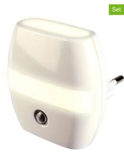 Alecto 4er-Set: LED-Nachtlichter "ANV-21" In Weiß