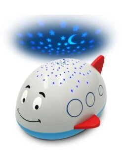 Alecto Sternenhimmelprojektor "Airplane Eddy" In Weiß