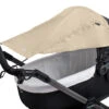 Sonnensegel Mit Seitenschutz Für Kinderwagen/Buggy In Beige