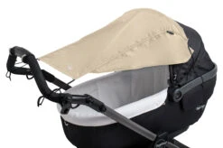 Sonnensegel Mit Seitenschutz Für Kinderwagen/Buggy In Beige
