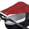 Sonnensegel Mit Seitenschutz Für Kinderwagen/Buggy In Rot