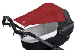 Sonnensegel Mit Seitenschutz Für Kinderwagen/Buggy In Rot