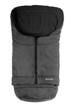 Winterfußsack 2 In 1 Alpin Kollektion In Dunkelgrau / Schwarz - 0-36 Monate