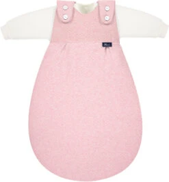 Alvi Baby-Mäxchen Schlafsack 3tlg. Special Fabric Quilt - TOG 3,0 - Rose, 68/74