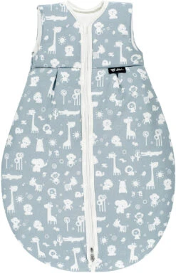 Alvi Kugelschlafsack Mäxchen Thermo - TOG 3,0 - Animals Blau, 80 Cm