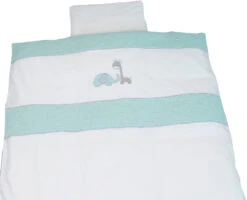 Bettwäsche Max & Mila, Baumwolle, Mint, 80 X 80 + 35 X 40 Cm