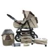 10tlg. Set: Kombi Kinderwagen "Rio" In Beige/Braun