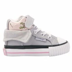 British Knights Sneaker Roco In Hellgrau/pink Geblümt