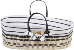 Childhome Bezug Für Moses-Korb, Streifen Marin