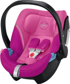 CYBEX Babyschale Aton 5, Gold-Line, Magnolia Pink