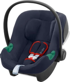 CYBEX Babyschale Aton B2 I-Size Inkl. Base One, Bay Blue-dark Blue