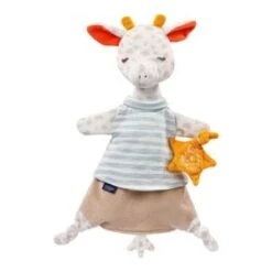 Fehn Schmusetuch-Handpuppe Giraffe Gute Nacht In Mehrfarbig