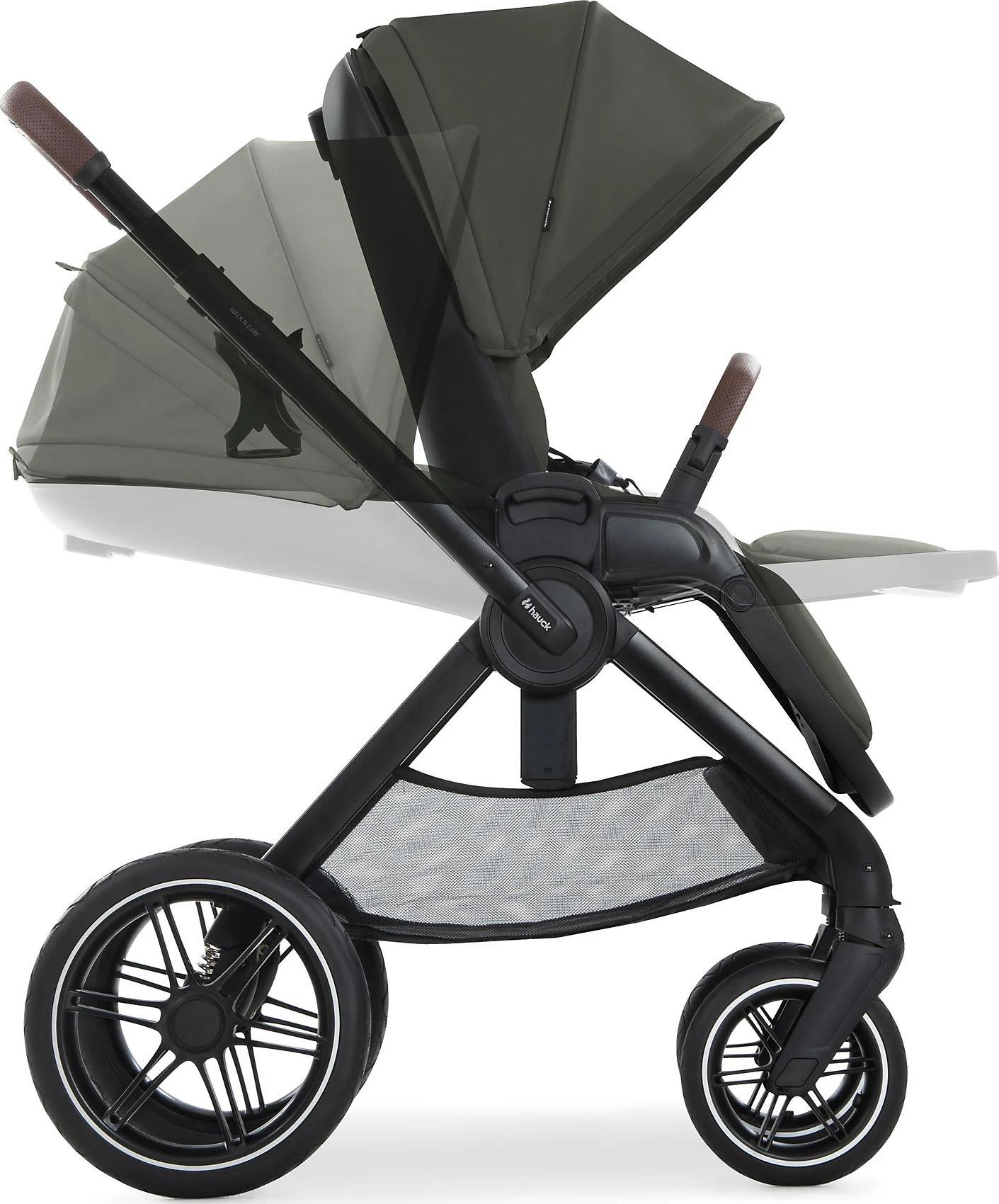 HAUCK Buggy Walk N Care, Dark Olive – Bild 9