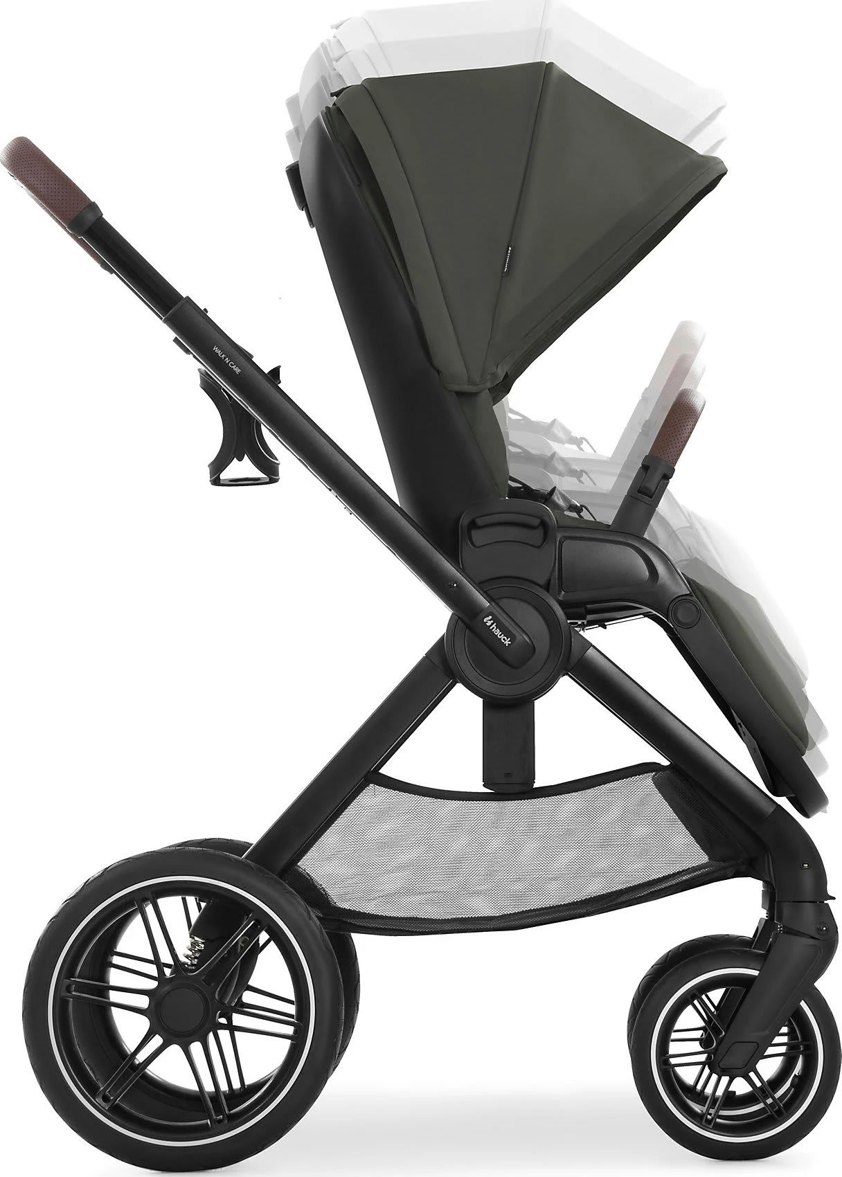 HAUCK Buggy Walk N Care, Dark Olive – Bild 10