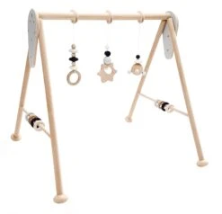 Babyspielgerät "Stern" Nature/schwarz