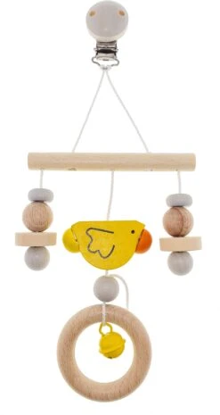 Minitrapez "Ente" In Natur/gelb