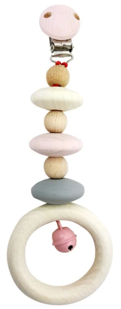 Wagenhänger In Natur/Rosa