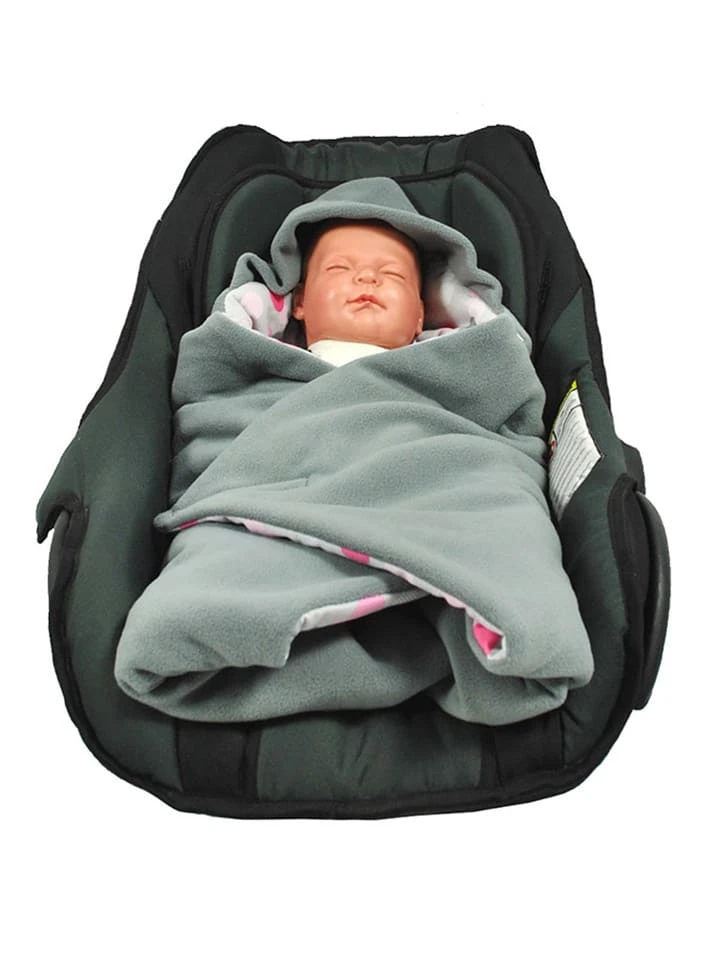 Winter-Einschlagdecke In Rosa/ Grau - (L)70 X (B)70 Cm – Bild 2