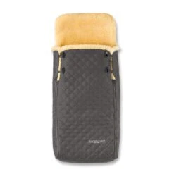 Kinderwagen Fußsack Luxus Limited Edition In Grau