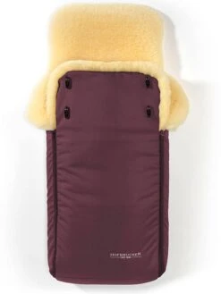 Lammfell-Fußsack "Luxus" In Lila - (B)95 X (H)34 Cm