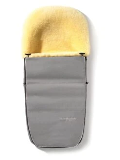 Lammfell-FuĂsack "Polaris" In Grau - (L)105 X (B)40 Cm