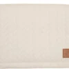 Decke Quilly, Strick Design, Beige, 70 X 95 Cm