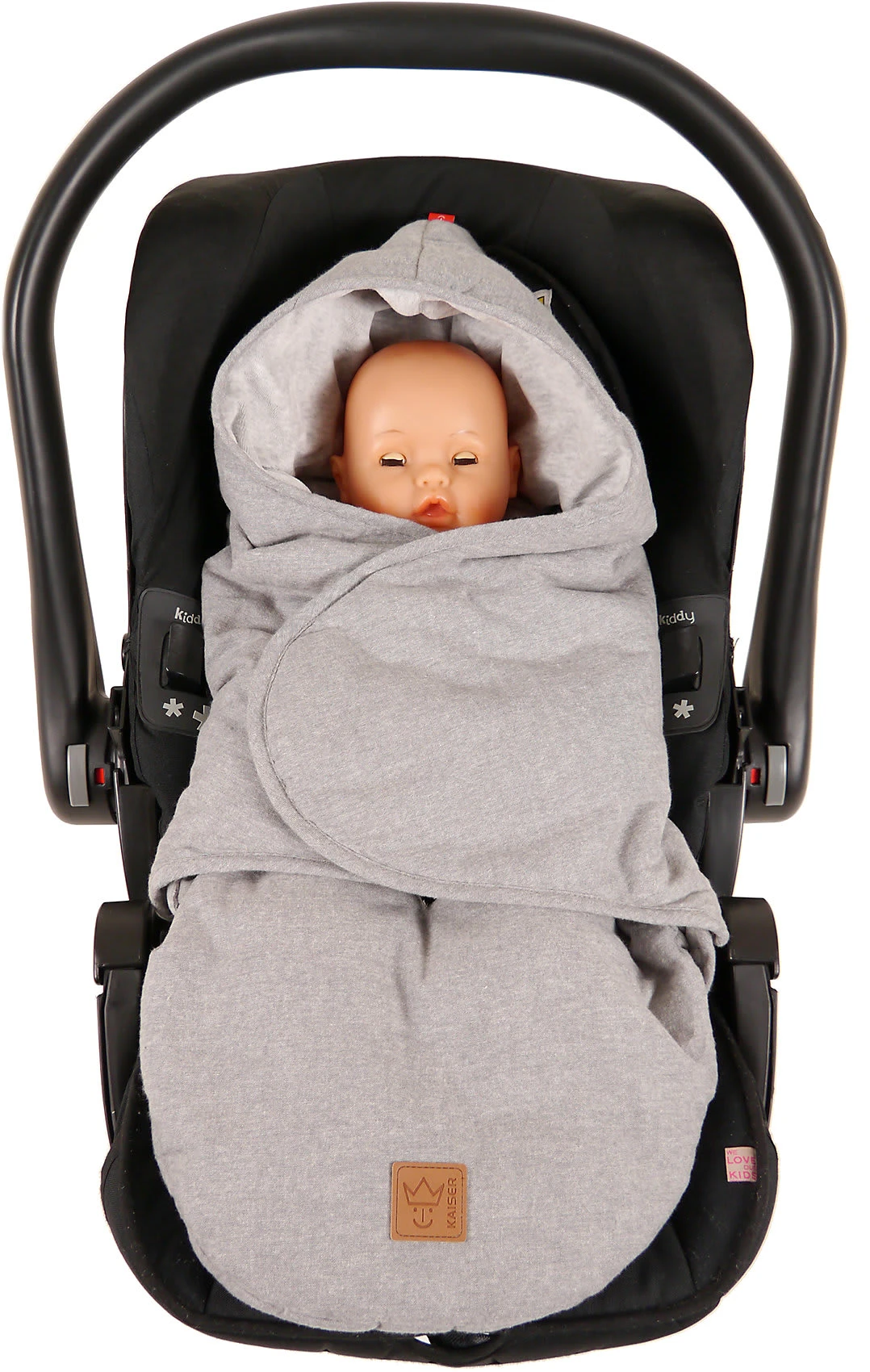 Einschlagdecke Molly Melange, Light Blue Melange – Bild 4