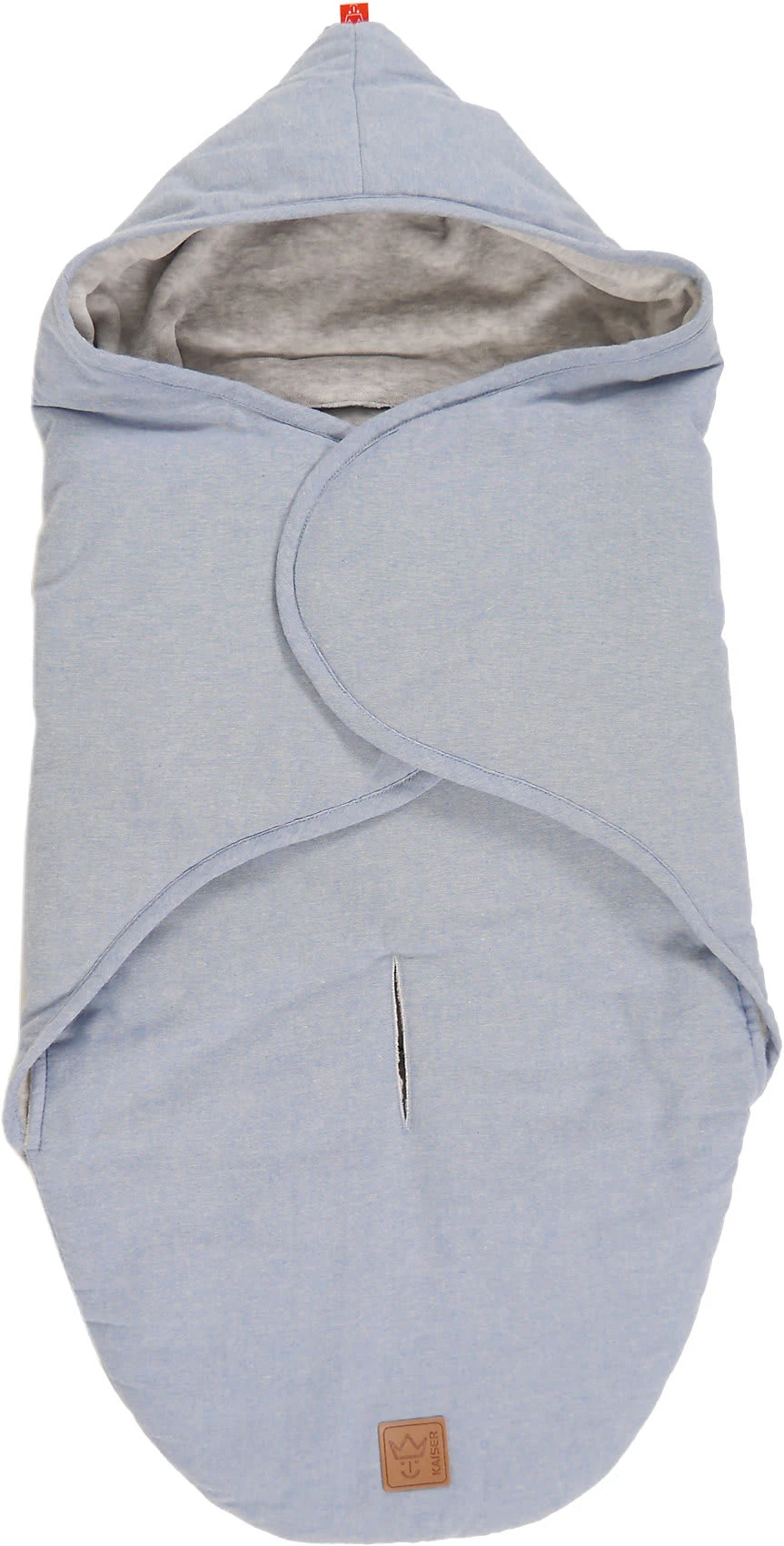 Einschlagdecke Molly Melange, Light Blue Melange