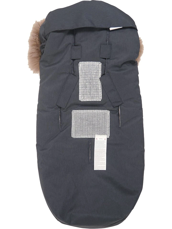 Thermo-Fußsack "Louis" In Dunkelblau - (L)98 X (B)45 Cm – Bild 4