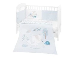 Bettwäsche 4-teilig Decke In Blau