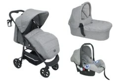 Kombikinderwagen 3 In 1 Selina In Grau