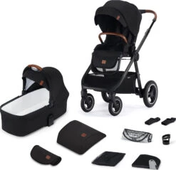 Kinderkraft Kinderwagen EVERYDAY 2in1, Schwarz