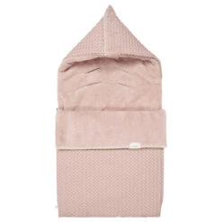 Fußsack 0+ 3 Punkte Plüsch Oslo In Altes Rosa