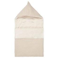 Fußsack 0+ 3 Punkte Plüsch Oslo In Sand/Kiesel