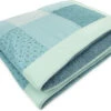 IDA Patchwork-Krabbeldecke - Prisma, Mint, 100 X 140 Cm