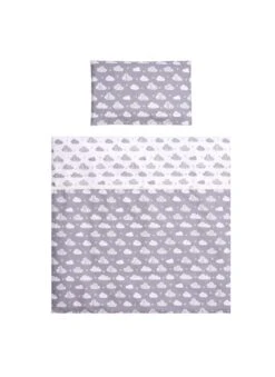 Baby Bettwäsche Zubehör Set First Dreams In Grau