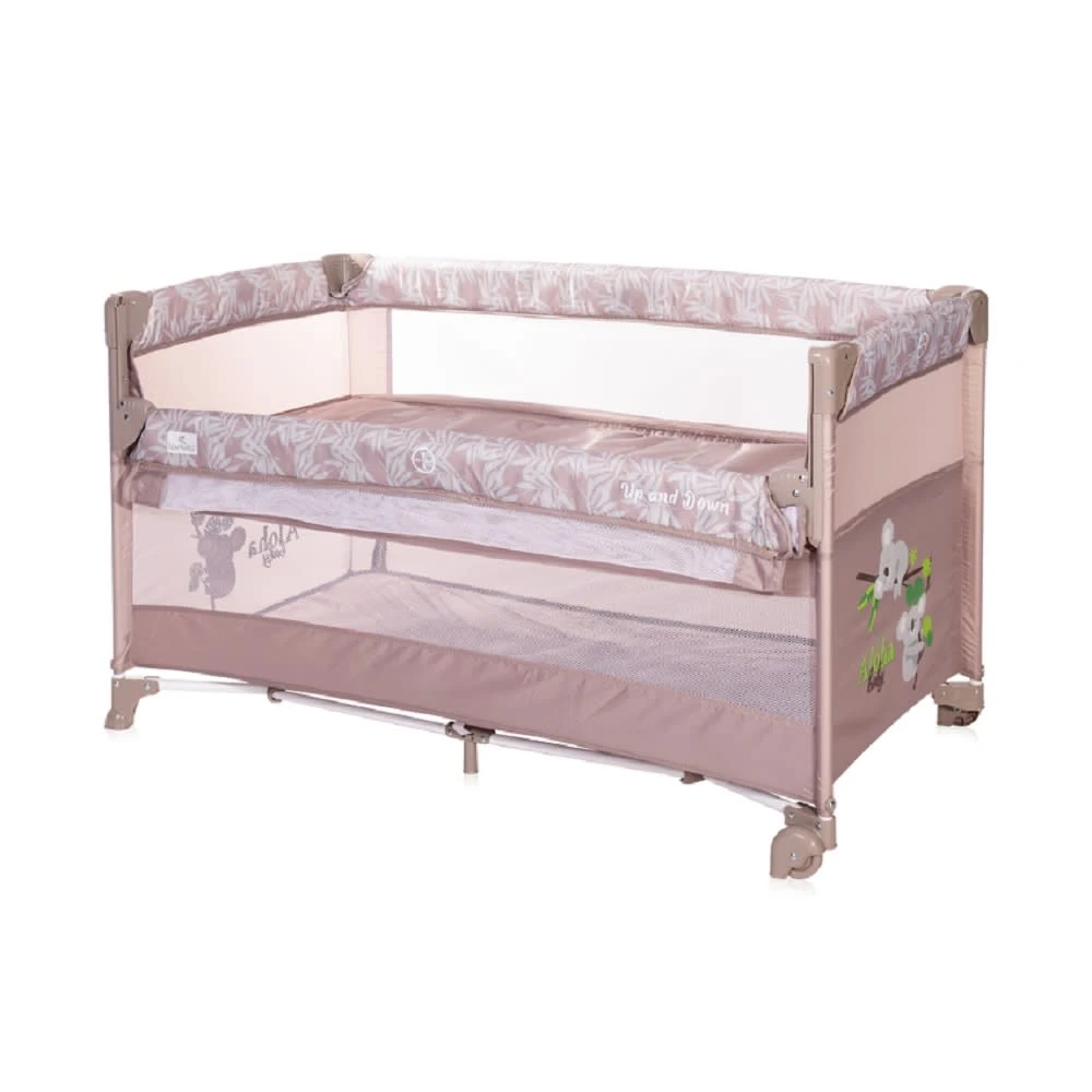 Baby Reisebett Up´n Down, In Braun – Bild 2