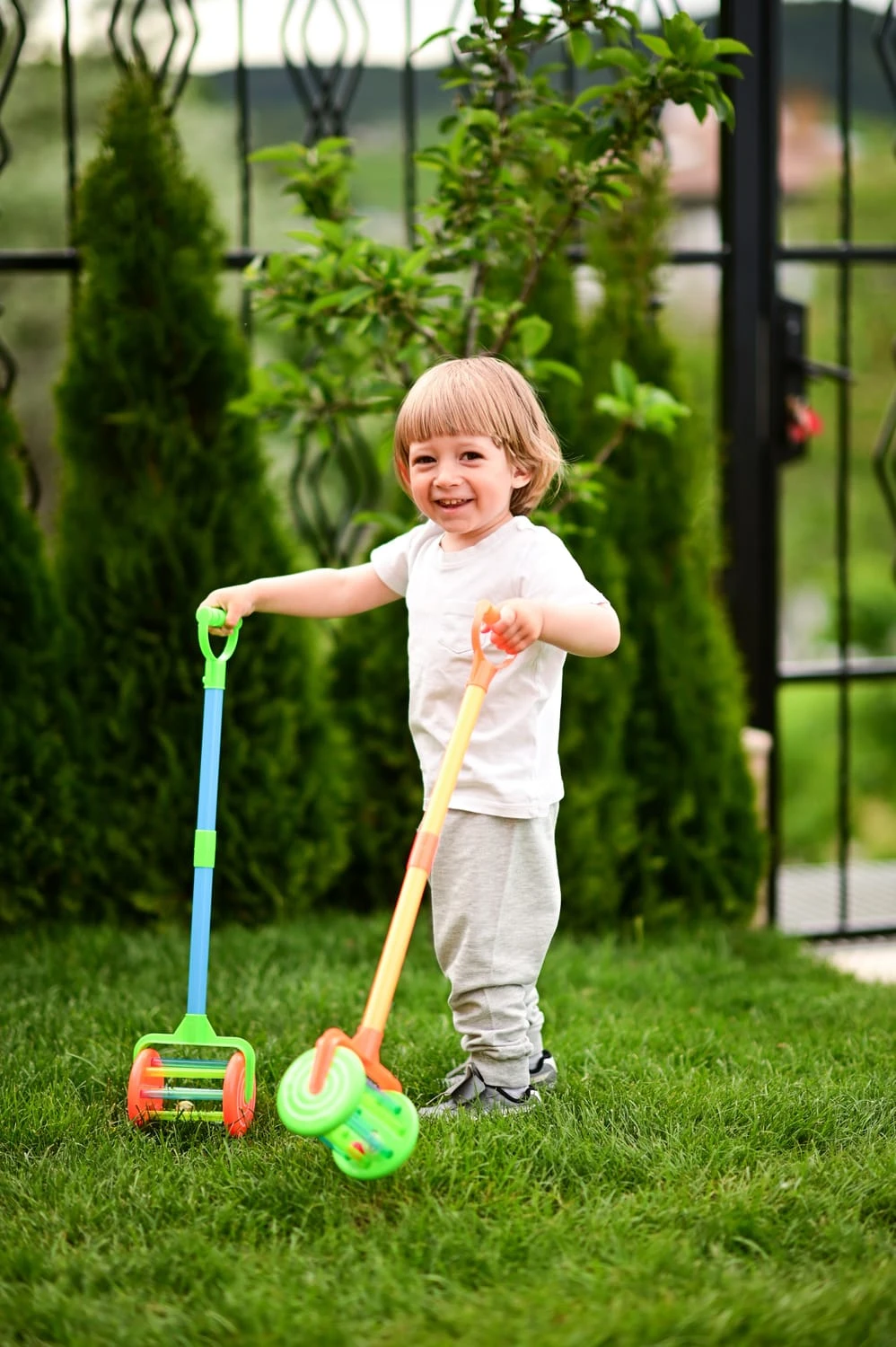 Kinder Schiebespielzeug In Blau – Bild 4