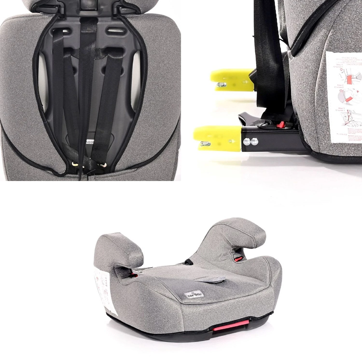 Kindersitz Iris Gruppe 1/2/3 In Grau – Bild 3