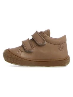 Naturino Leder-Sneakers "Coco" In Taupe