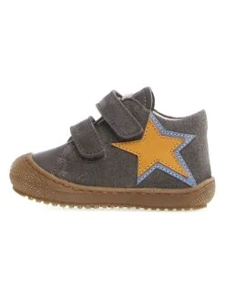 Naturino Leder-Sneakers "Fley" In Anthrazit