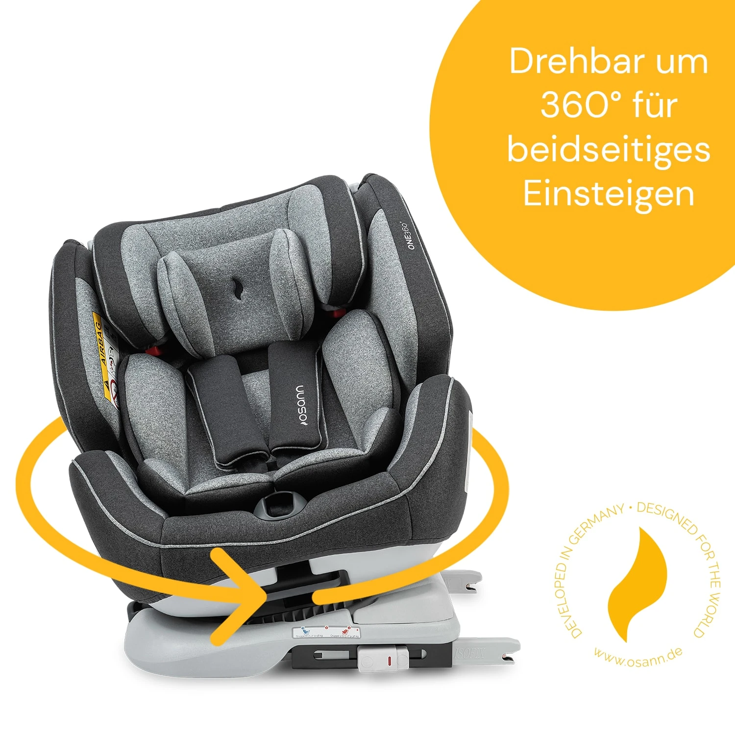 Kindersitz "One360" - Universe Grey – Bild 3