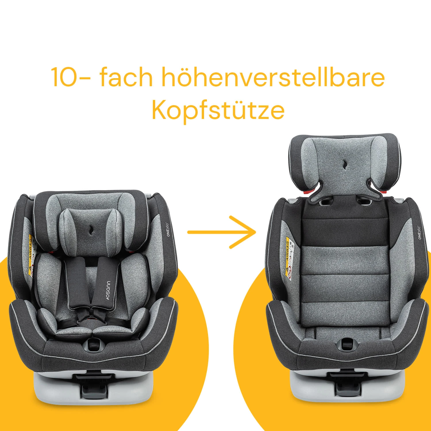 Kindersitz "One360" - Universe Grey – Bild 4