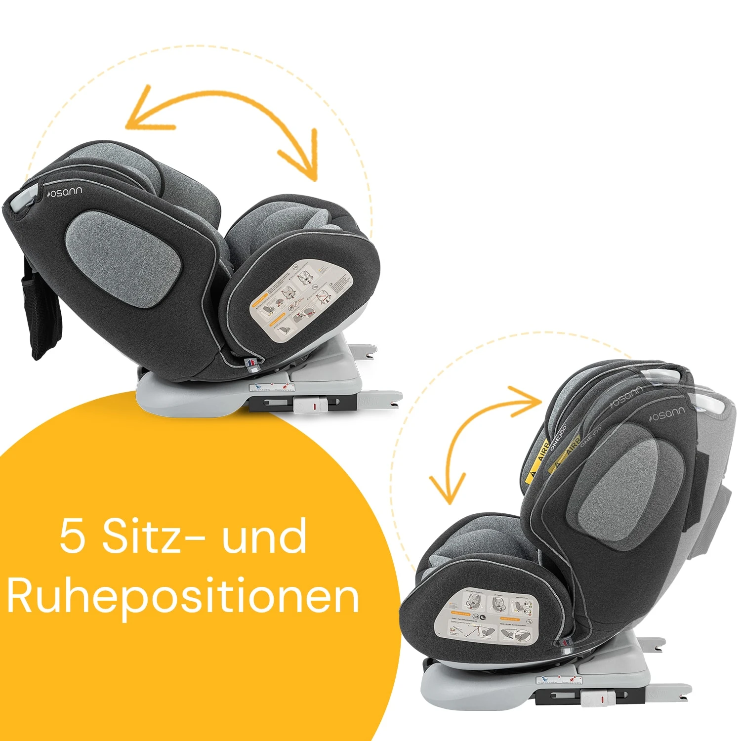 Kindersitz "One360" - Universe Grey – Bild 6