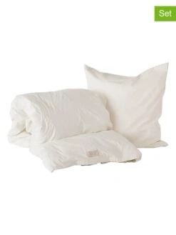 2tlg. Bettwäscheset "Nuku" In Weiß