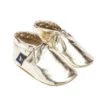 Krabbelschuhe / Lederpuschen Uni Gold