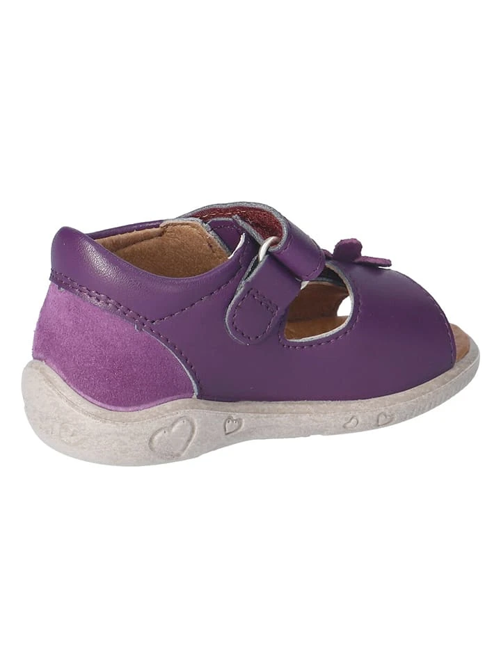 Leder-Sandalen "Betty" In Lila – Bild 2