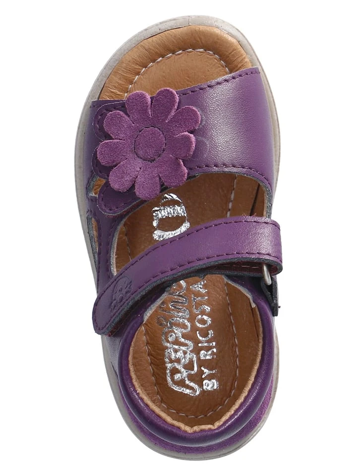 Leder-Sandalen "Betty" In Lila – Bild 4